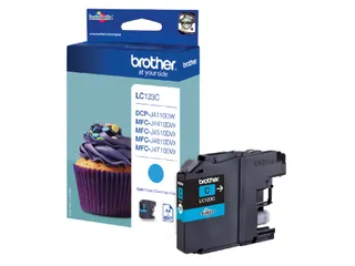 Inktcartridge Brother LC-123C blauw - 2
