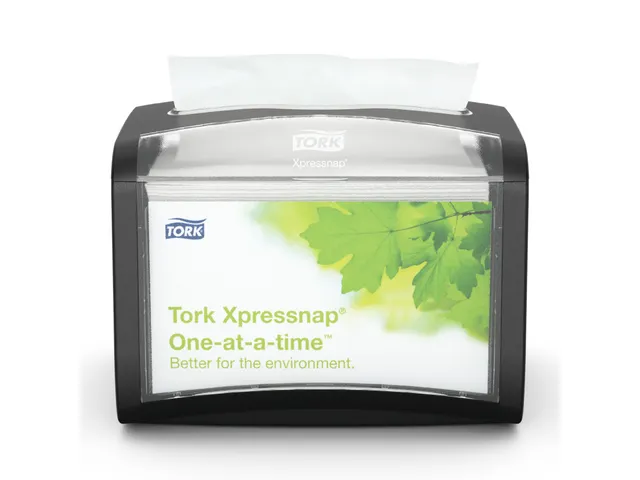 Distributeur de serviettes Xpressnap sur table N4 Signature Line noir