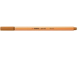 Fineliner STABILO point 88/89 donker oker 0.4mm - 4