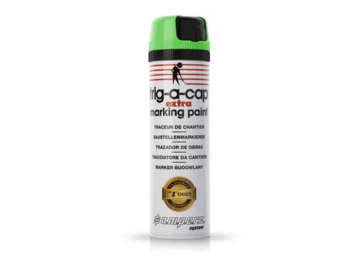 Markeerspray Voor Bouwplaatsen Groen Fluorescerend 500Ml