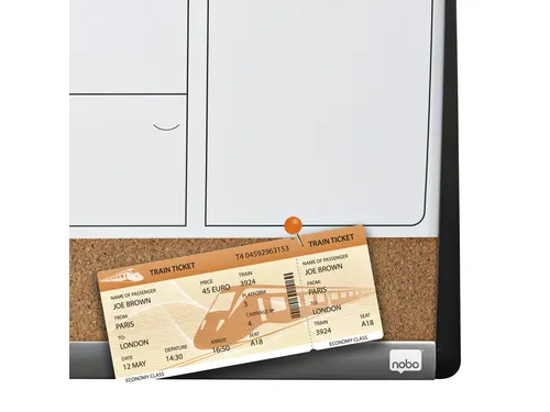 Nobo magnetisch combibord met maandplanner 58.5x43cm