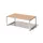 vergadertafel/directiebureau,HxBxD 740x2000x1200mm,rechthoekig