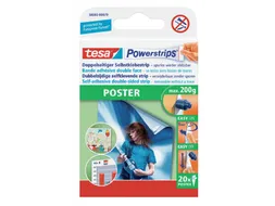 Dubbelzijdige powerstrip tesa poster 20stuks blister