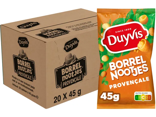 Duyvis Borrelnoot Provencale zakje 45 gram