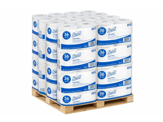 Toiletpapier Scott Control 3-laags 350vel wit 8518