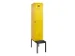 locker met bank,voor scheiding van kleding,HxBxD 2120x400x815mm,1vak
