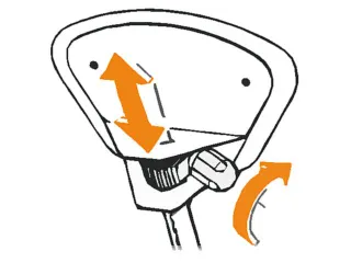 Stahulp Staalbuis Zitting Stof Beige / Bruin Onderstel Grijsaluminium - 5