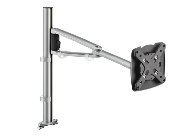 monitorarm,zuil/2-dlg. arm,systeemrailbevestiging,H 400mm
