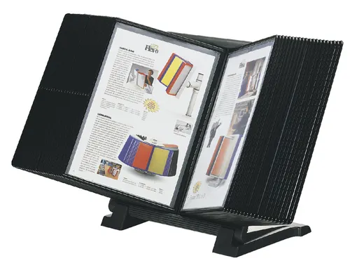Infomanager Djois Flex-O-Frame basis met 10-tassen antraciet/zwart