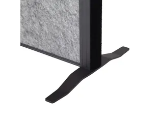 MAULcocoon Scheidingswand Akoestisch 100x180cm Grijs voet Antraciet - 2