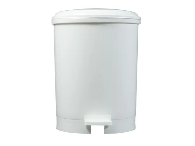 Pedaalemmer CEP 20 liter wit met soepel voetpedaal
