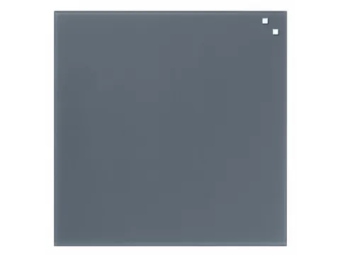 Glasmagneetbord Naga 45x45cm grijs