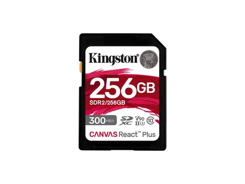 256GB SDXC React Plus UHS-II 300R/260W U