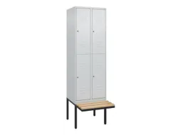 Dubbeldekse dekenkist,HxBxD 2120x600x815mm,2x2vak.,vak B 300mm