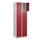 lockerkast,HxBxD 1850x600x500mm,2x4vakken,vak B 300mm,cil.-slot