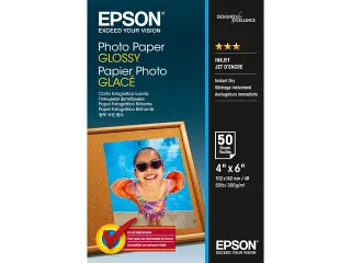 C13S042547 Epson Fotopapier 10x15cm 200 Gram Glossy 50 Vel - 1