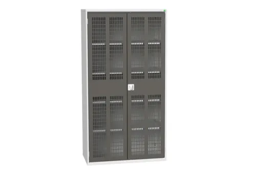 universele kast,HxBxD 2000x1050x550mm,4xStalen bodem,draaigrendelslot