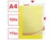 L-map Esselte Standaard A4 Pp Geel 0.11mm