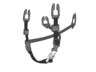 MSA V-Gard universele 4-punts textiele kinband - 1