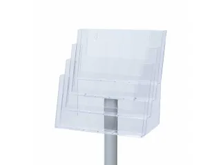 Brochurehouder Design Standaard 5xA4 Liggend - 2