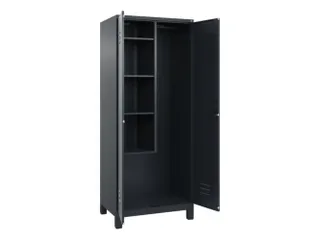 schoonmaakkast HxBxD 1950x800x500mm links 4vakken - 1