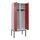 locker voor scheiding van kleding,HxBxD 2120x800x500mm,2vak