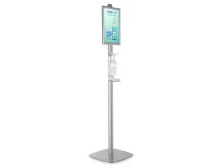 Standaar Seco handontsmetting 1.5m hoog. Met A3 lijst - 1