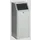Afvalverzamelaar restafval 70 liter hxbxd 1000x400x400mm klep grijs