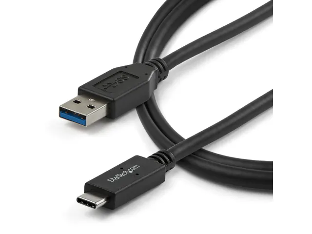 1 meter USB-A naar USB-C laadkabel USB 10Gbps 3A Charge & Sync M/M