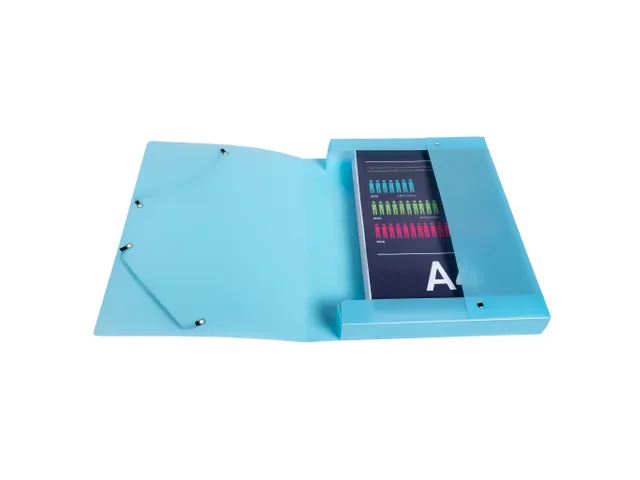 Boite de classement Exabox Dos 40mm Polypropylène 7/10e Chromaline pa