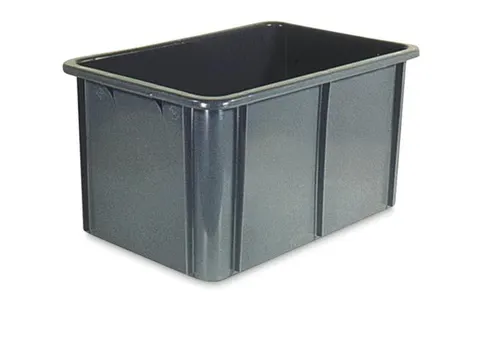 Stapelbak Pe Hxlxb 320X600X400Mm Inhoud 60L Grijs