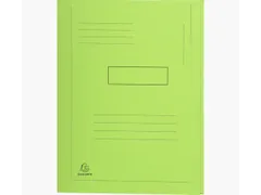 Dossiermap Exacompta Forever A4 2 kleppen 290gr groen