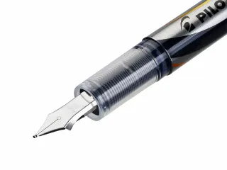 Vulpen Pilot V pen Zilver Medium punt Inktkleur Blauw - 5