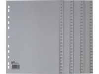 tabbladen A4 PP 11-gaatsperf 100 genum tabs gr