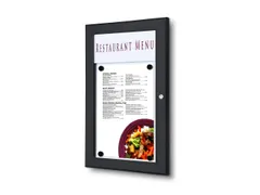 Outdoor Menubord Met Logo Paneel 1xA4 Staand