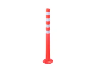 afzetpaal,rond,HxBxD 1000x200x200mm,PU,fluorescerend - 1