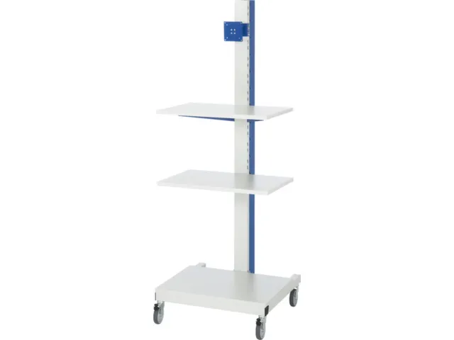 poste informatique,HxlxP 1770x650x650mm,1 support écran,3 tablettes