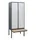 locker met bank,HxBxD 1950x800x815mm,2vak,vak B 400mm,cil.-slot