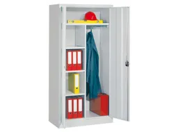 Dossier-/Kledingkast Hxbxd 1950x1000x600mm RAL7035