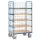 Etagewagen 8451-1 5 etages 600kg 1000x600mm RAL5007