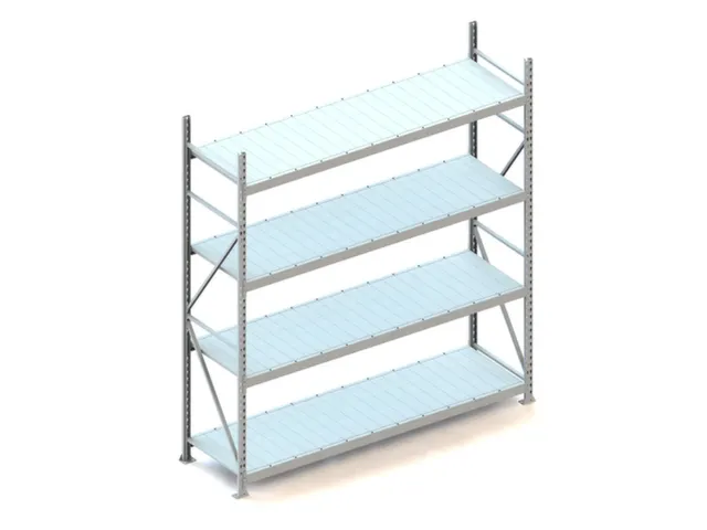 Breedvakstelling Basisveld 2500x2200x650mm 4 Stalen Legborden 600kg