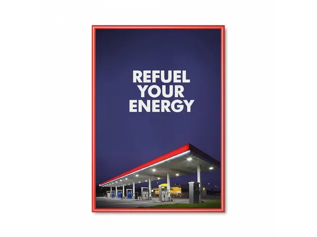 Kliklijst A0 Rechte hoeken 25mm Rood RAL3020