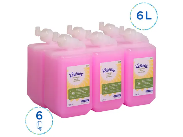 Handzeep Kleenex dagelijk gebruik roze 1000ml 6331