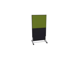 scheidingswand,HxB 1545x800mm,CC-zwart,BN7048-groen - 1