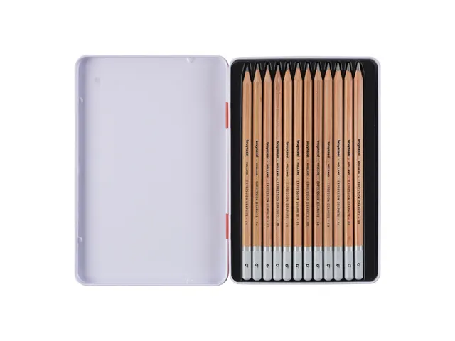 Crayon graphite Bruynzeel Expression set 12 duretés gris
