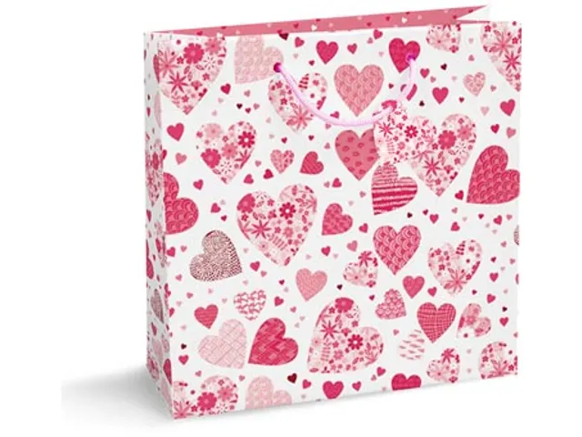 Geschenkzak Listen To Your Heart S 6x15x15 cm