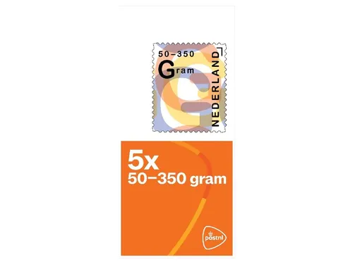 Postzegel Nederland 50-350 gram 5 per vel