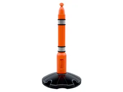 kegelriempaal,paal H 100mm,oranje,kunststof