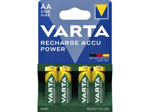 Batterij oplaadbaar Varta 4xAA 2100mAh ready2use