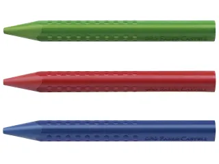 Waskrijt Faber Castell Jumbo GRIP doos 12 stuks - 4
